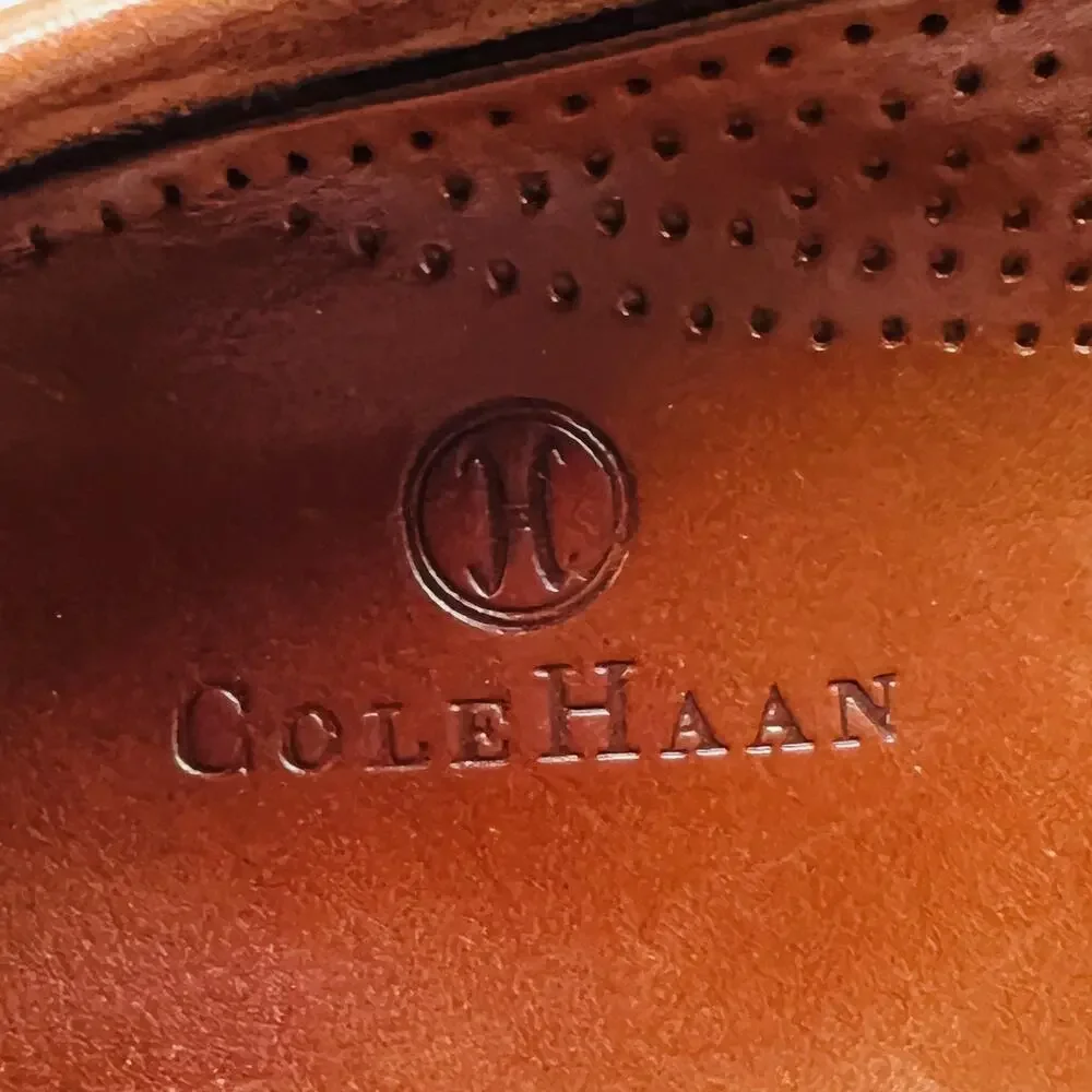 Cole Haan Shoes Men 11.5 Brown Leather Penny Loafers Slip On Dress Oxford Casual